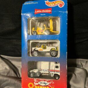 1996 Hot Wheels Little Debbie Cars Set of 3 IOB Sealed Series II McKee